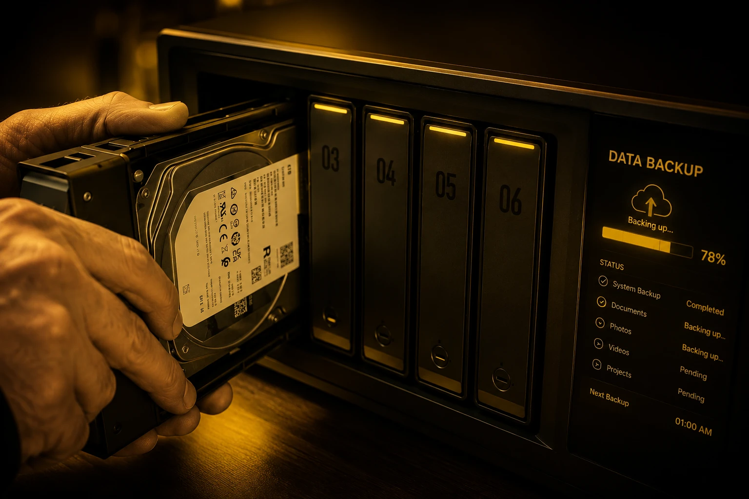 Data recovery from hard drives and USB drives