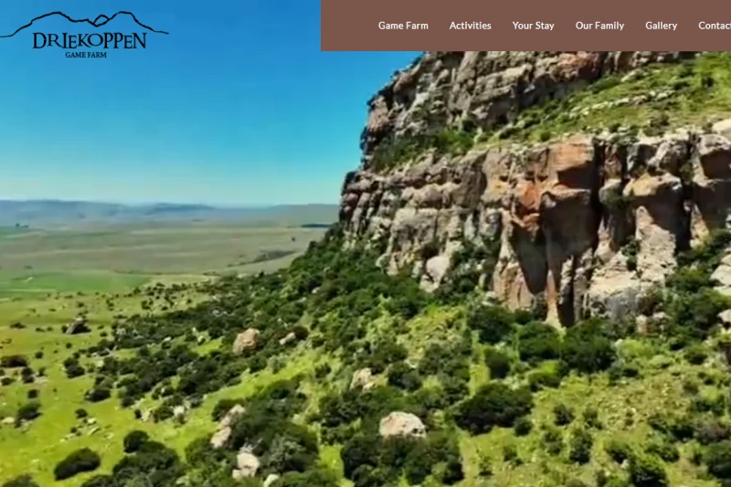 Driekoppen Game Farm website