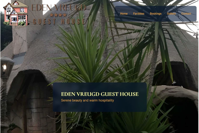 Edenvreugd Guest House website